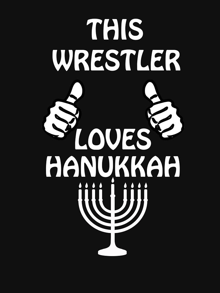 Wrestler Hanukkah funnyshirt by drimel