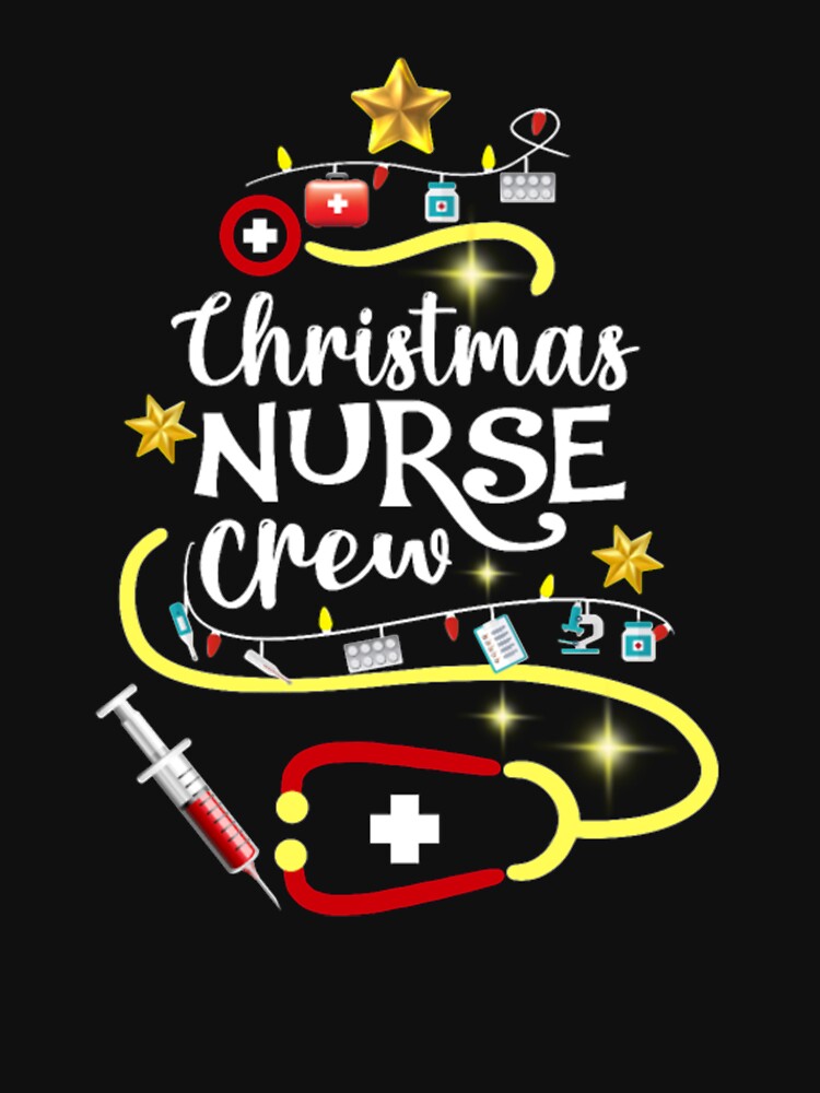 Nurse Christmas tree light happy by ClamenTaon
