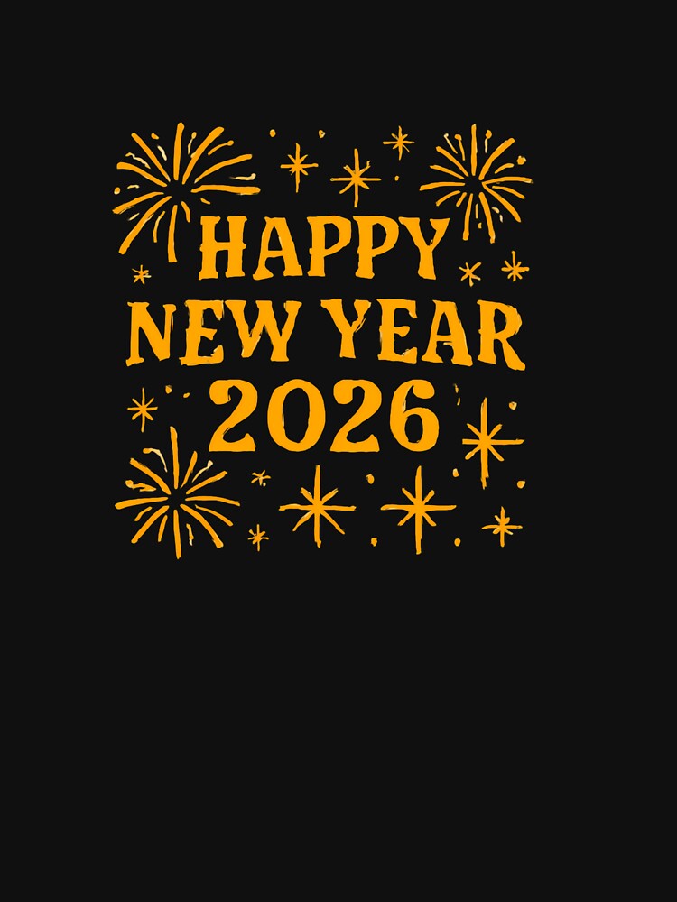 Happy New Year 2026 Fireworks Design by yPaladino432