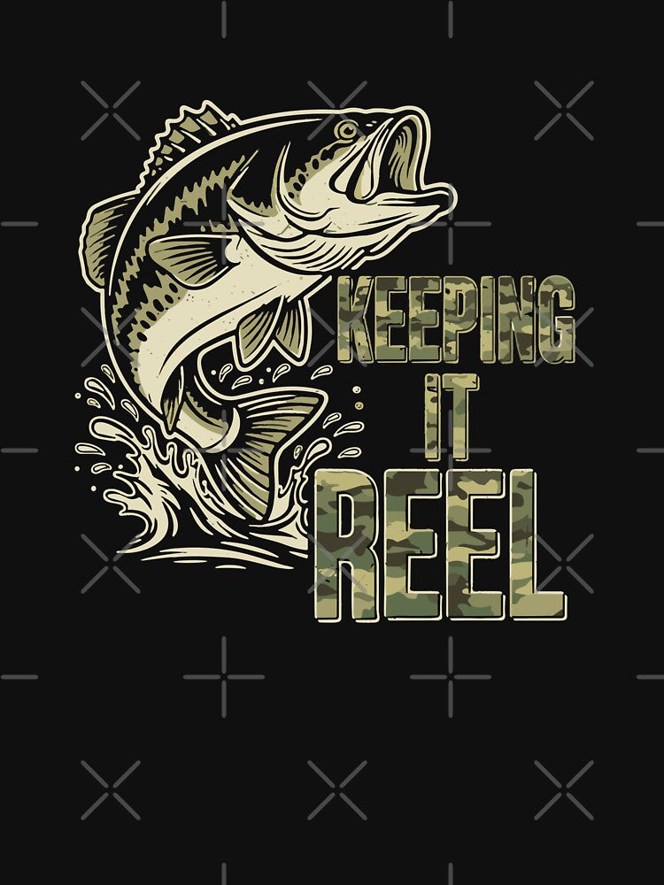 Keeping It Reel Bass Fishing Fisherman Angler Humor by SofiBlair