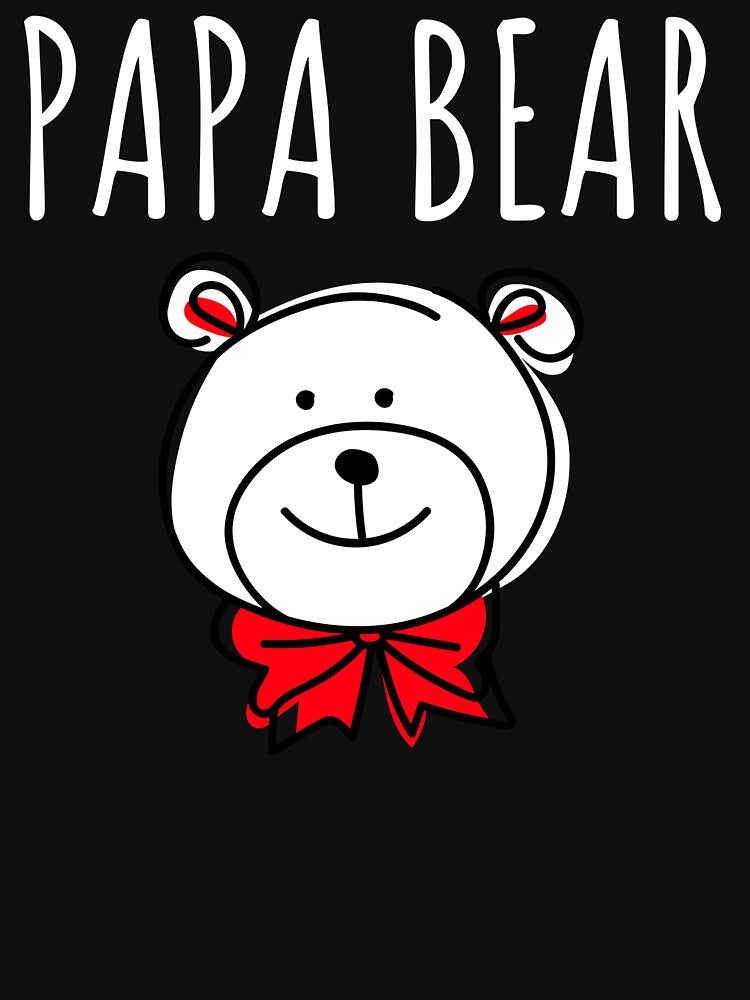 Papa Bear Loving Dad Cute by jacks-tees