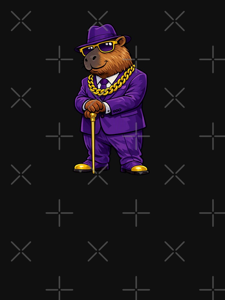 Pimp Capybara by Minibee-Inc