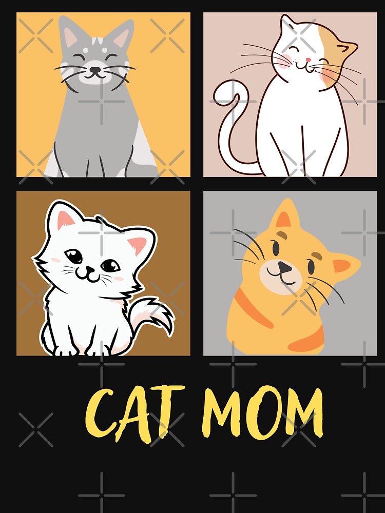 Cat mom, Cat,  Kitten, Cute Kitty, Cat Lady, Cats, Best Cat Mom Ever, Cat Lover, Retro Cat Mom, Funny Cat Mom, Cat Mommy, Cat Momma, Cat Mama by CreativeBuys