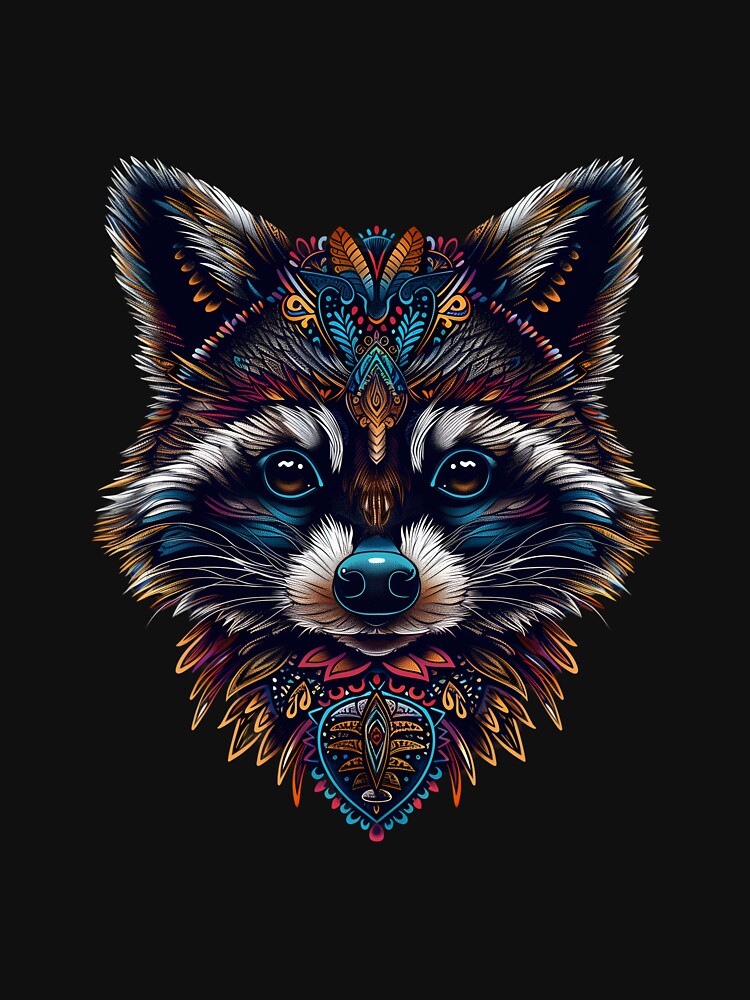 Stylized Racoon by HarmonyTheKoala