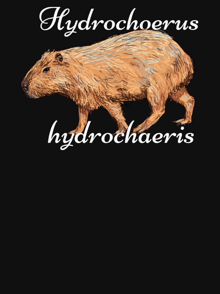 Hydrochoerus hydrochaeris Capybara Scientific Name by huntergentry