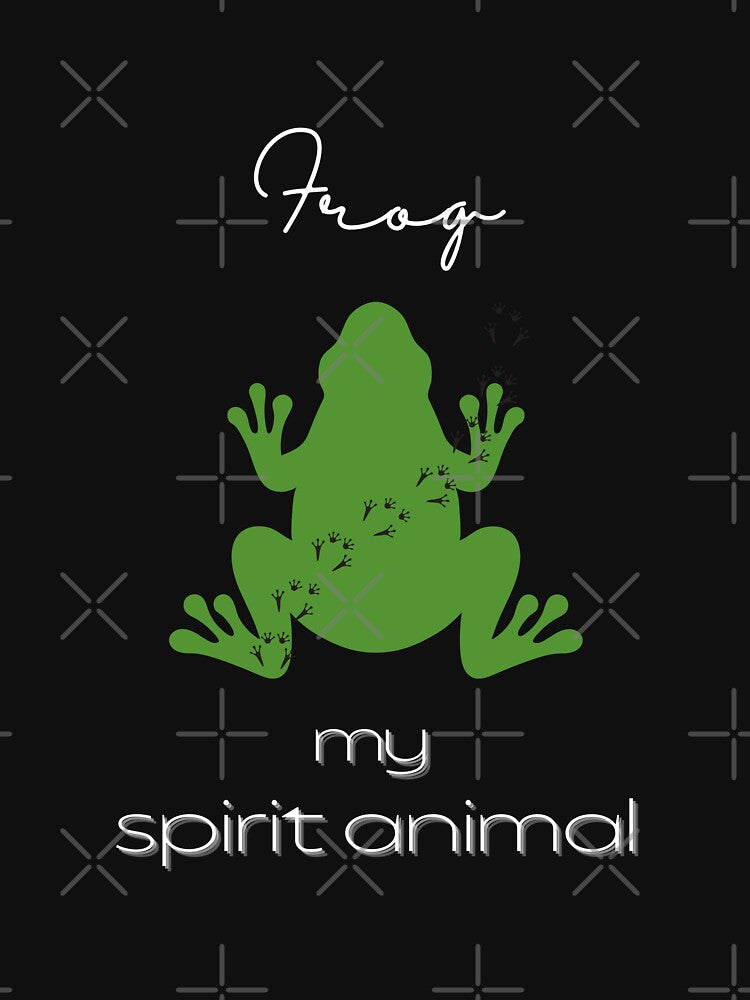 Frog totem spirit animal Framed Print by MagicWolfStar