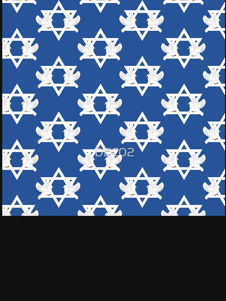 Hanukkah Doves of Peace Star of David Pattern Pattern by DEC02