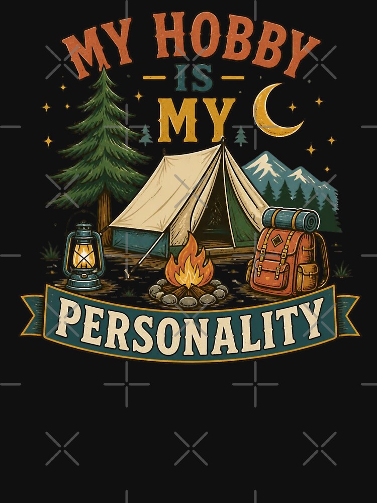 Camping Lover Outdoor Adventure & Camp Humor by Stylestickers55