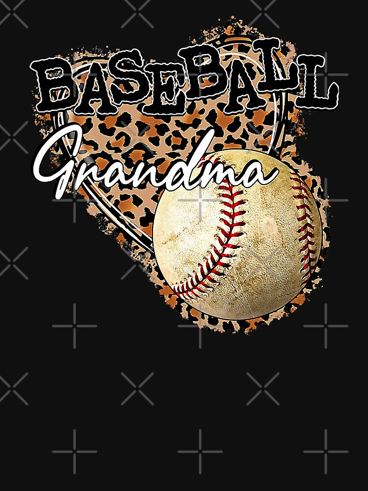 Softball Baseball Grandma Leopard Mother's Day Gifts by MichelSorour