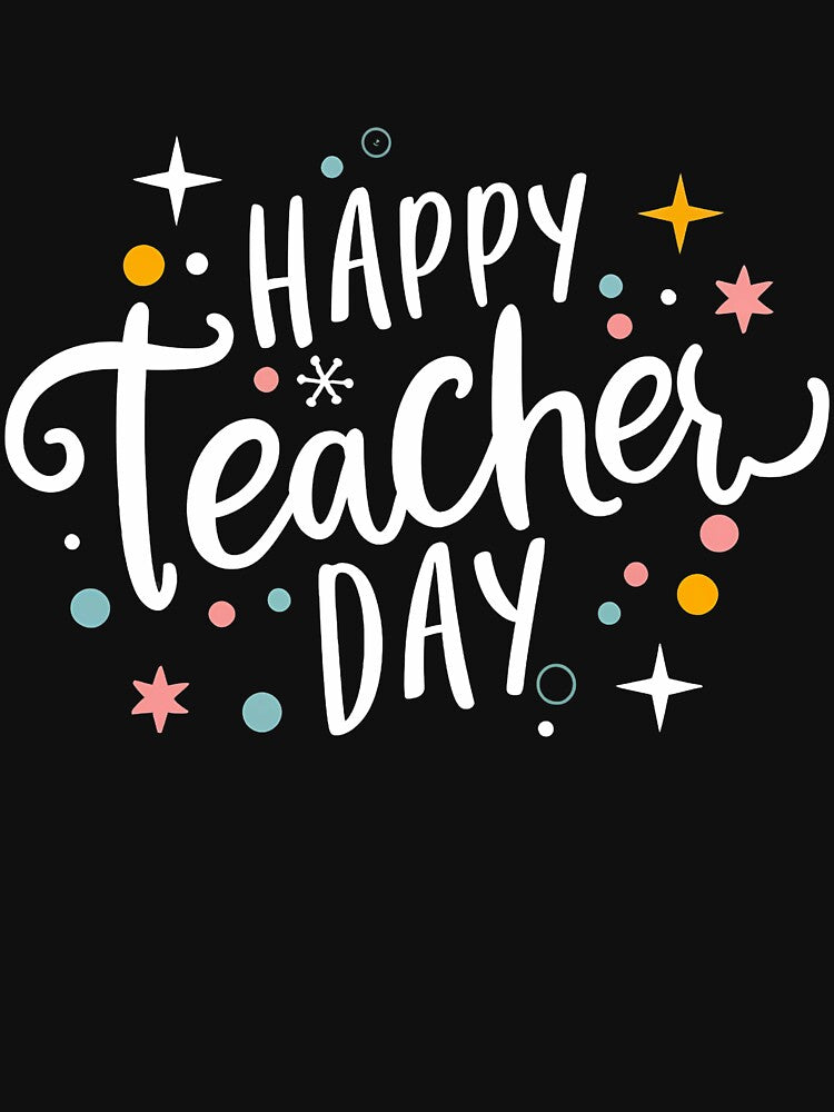 Heartfelt Happy Teacher Day Design for Educators by Moh-nd-Eg