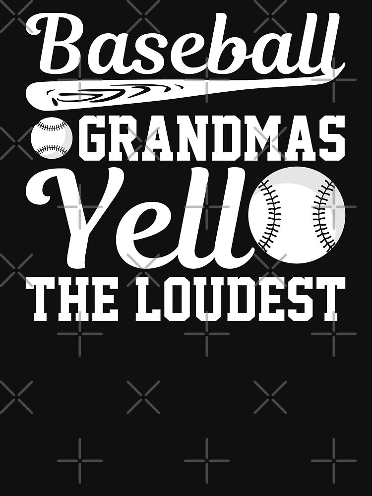 Funny Baseball Grandma Retro Sport Art by Back2Collage