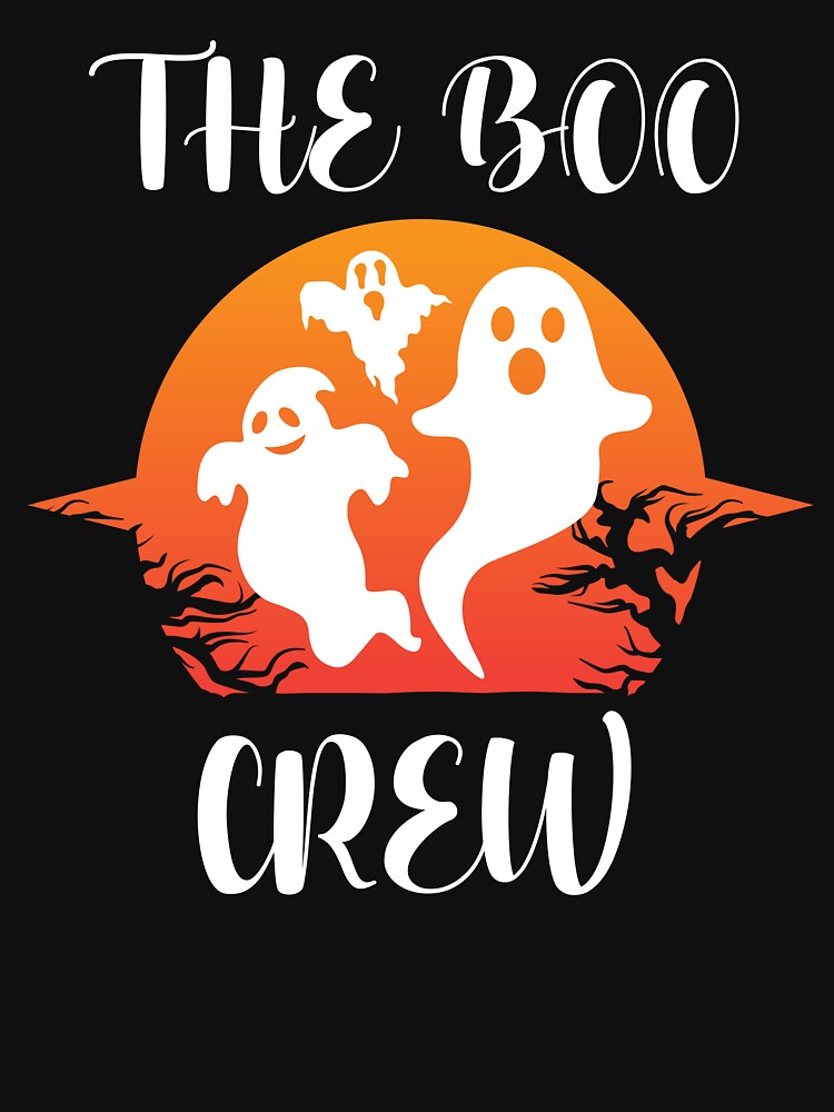 The Boo Crew - Halloween Ghost Trick Treat Outfit Squad Team by SYA-Design
