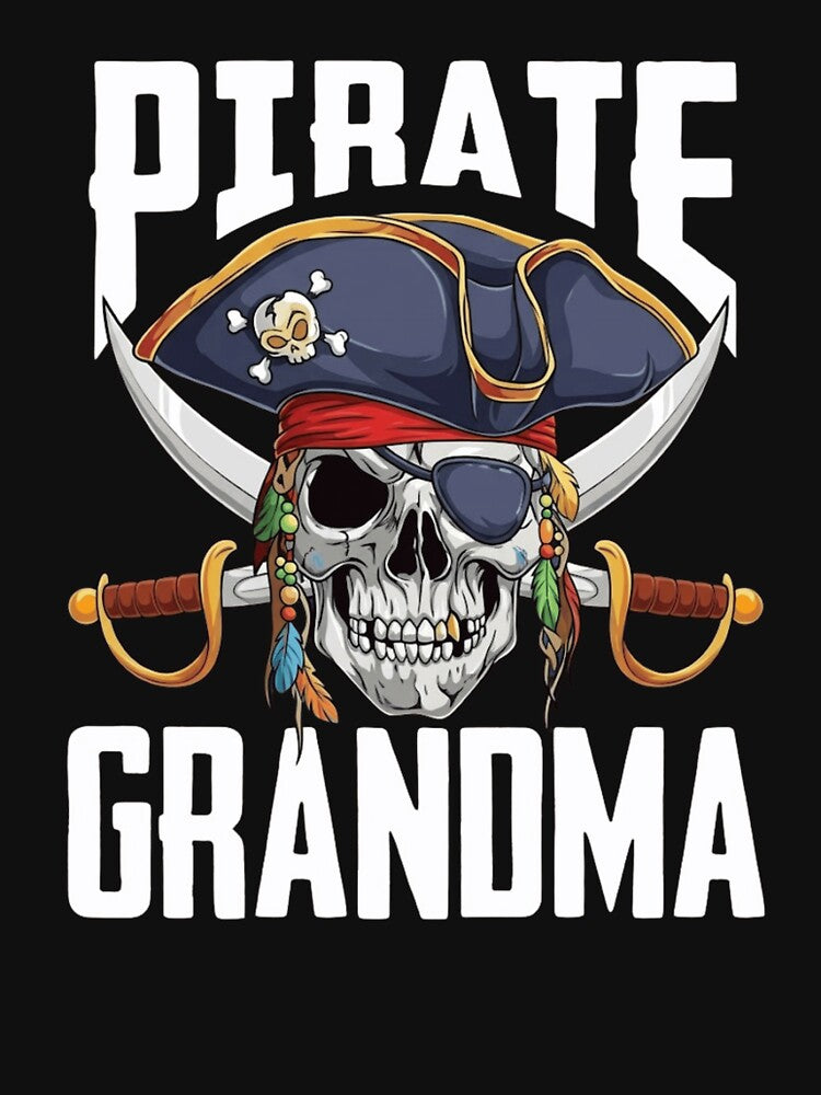 Pirate Grandma Funny Matching Family Pirate Halloween by haitrieuic96