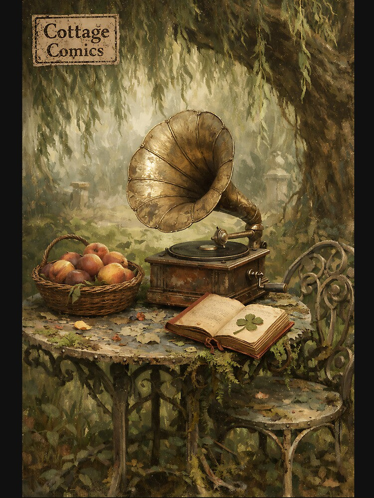 The Gramophone Garden - Vintage Cottagecore by bapupa