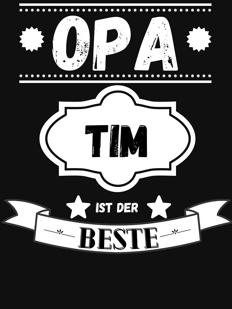 Grandpa is the best grandfather gift Tim by InsomniaMerch