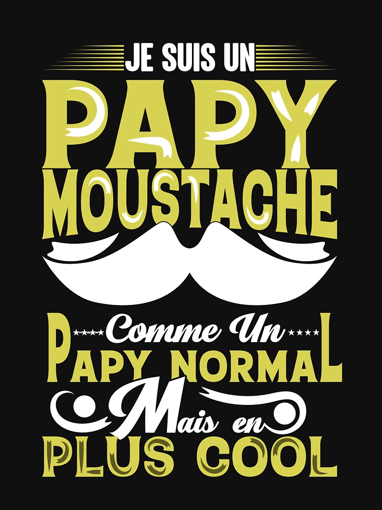 grandpa-stache grandpa with mustache. grandpa party gift by lapolonaise