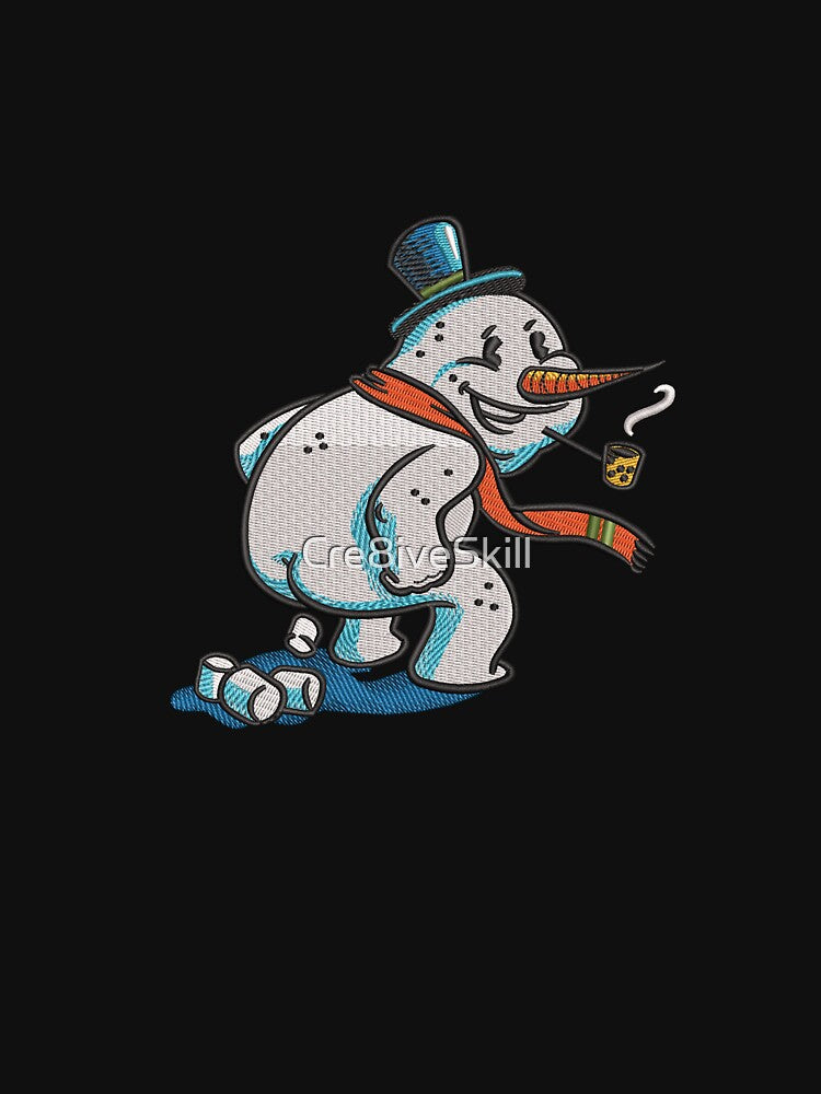 Snowman pooping! by Cre8iveSkill
