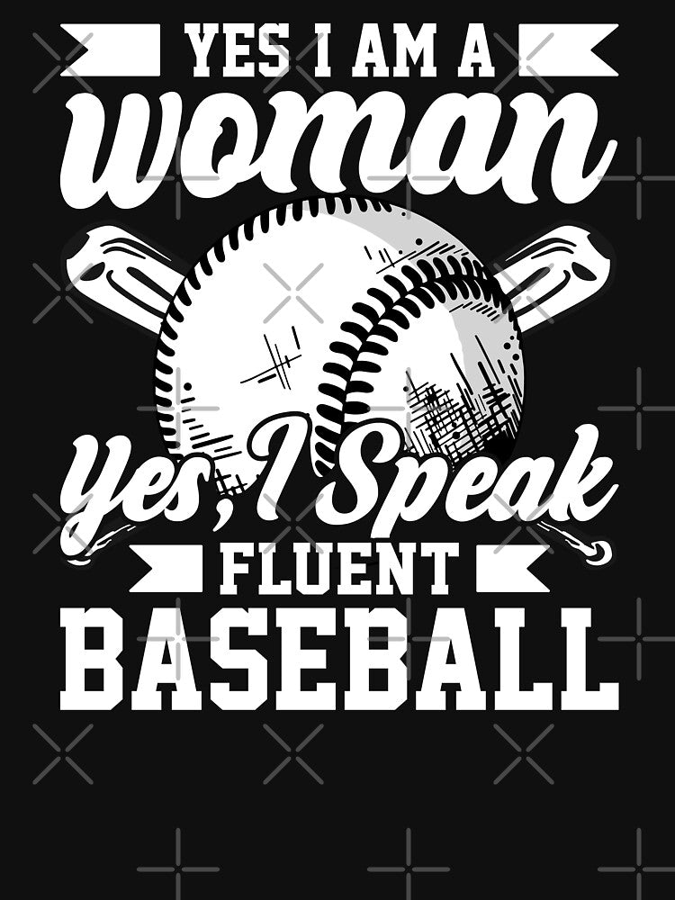 Women's Baseball Retro Baseball Sport Art by Back2Collage