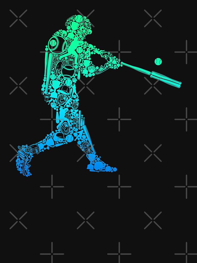 Baseball Player Batter Art by MichelSorour