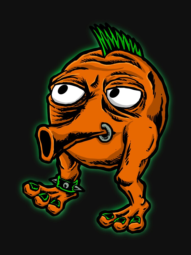 Orange Punk With Attitude by SpevnaStudio
