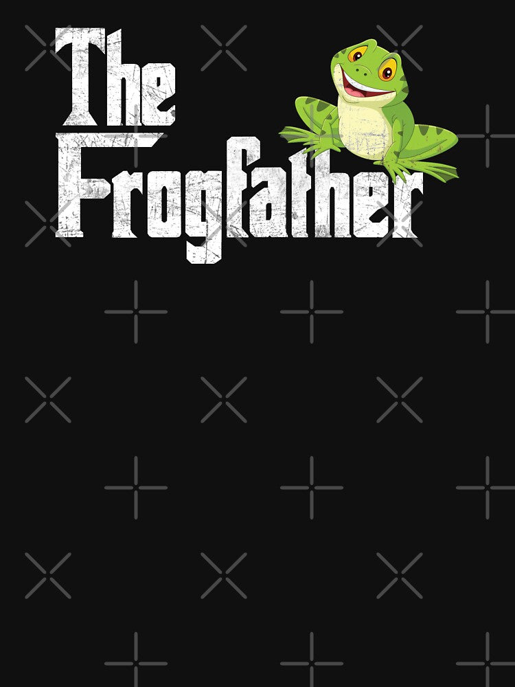 The Frog Father Distressed Funny Frog Catcher by niftee