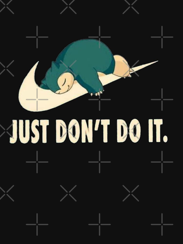 Just Don't Do It Sleeping cartoon bear Funny Meme by Gbriel3