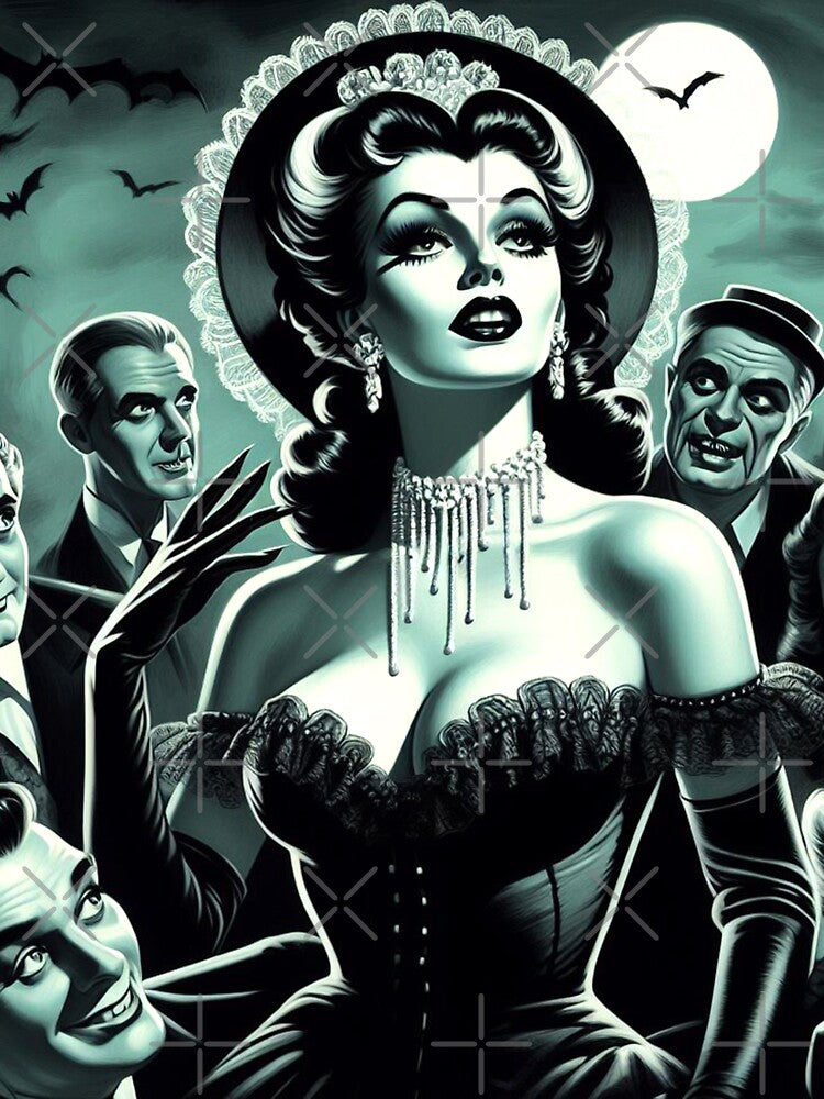 Vintage Horror Illustration by PulpVintage