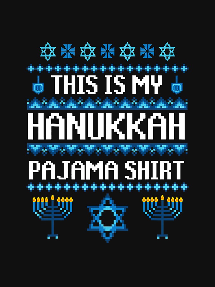 Funny This Is My Hanukkah Pajama Cool by SkyCloudBlue