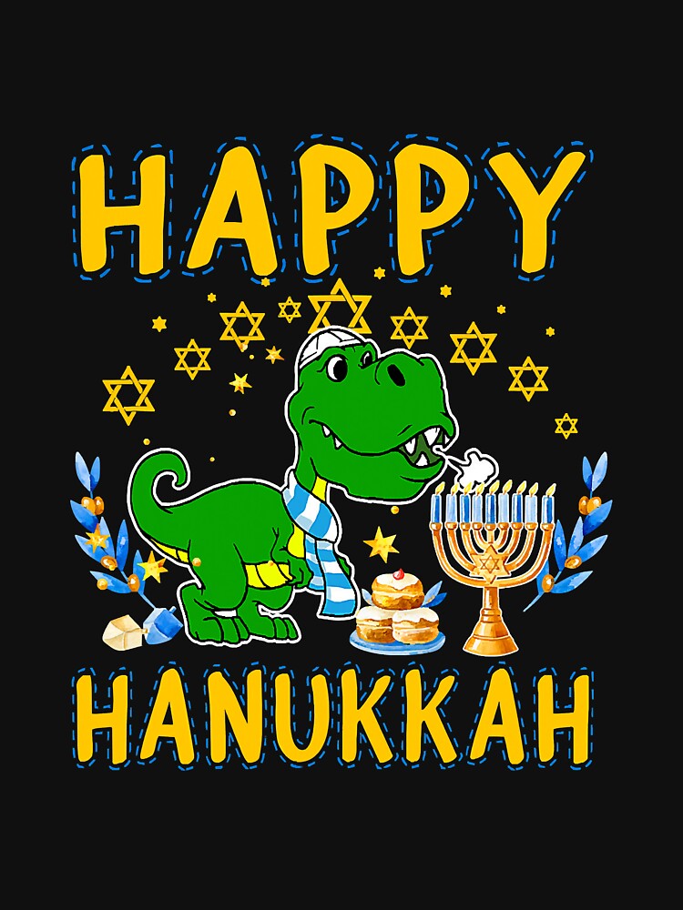 Happy Hanukkah Dinosaurorasaurusrex by NeverLoseSF