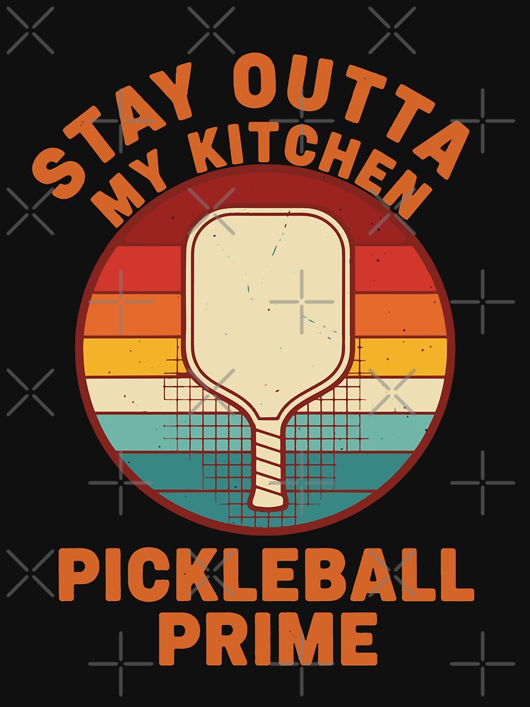 Pickleball Funny Player Love Pickleball Court by LuminOrb