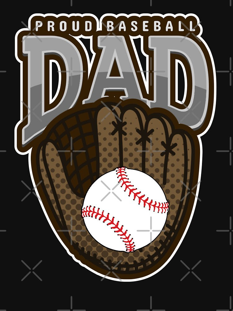 Proud Baseball Dad Baseball Lovers by R&BApparel
