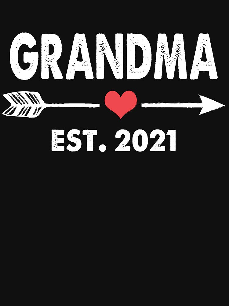 Grandma Est 2021 Funny Mothers Day Gifts New Grandparents Baby Gift by smtworld