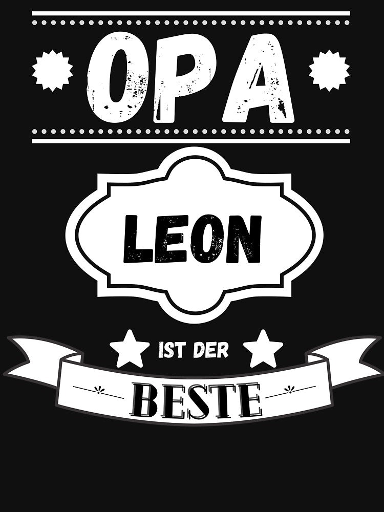 Grandpa is the best grandfather gift Leon by InsomniaMerch