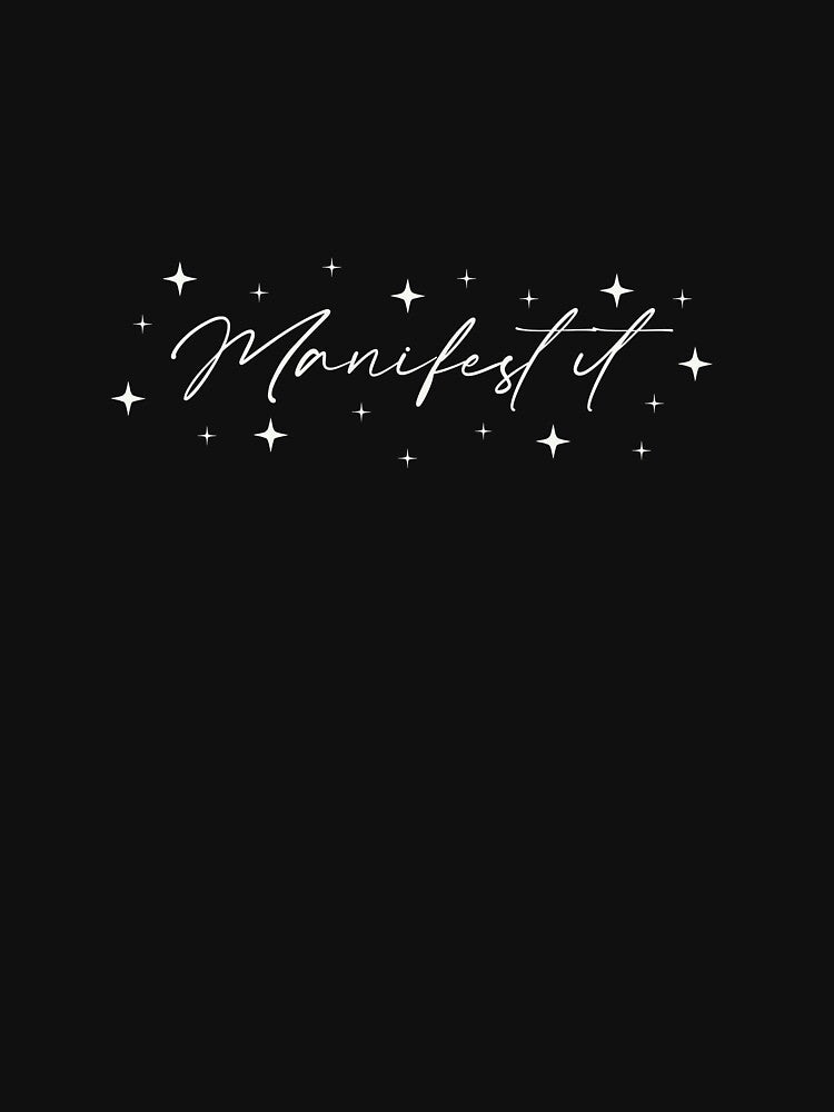 Manifest it White Artwork by 11twelve
