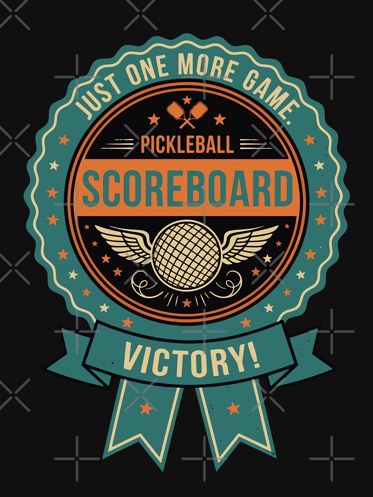 Pickleball Funny Player Pickle Ball Scoreboard by LuminOrb