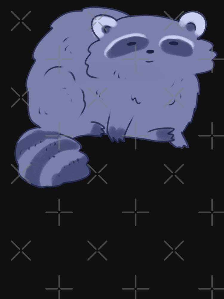 Funny Chunky Raccoon by Mayarart
