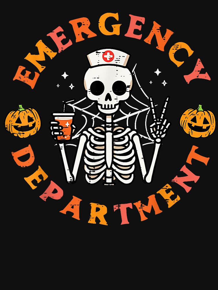 Emergency Department ER Nurse Halloween by BASKF
