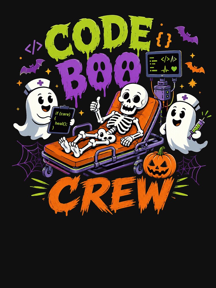 Boo Boo Crew Halloween Skeleton by RonWelche