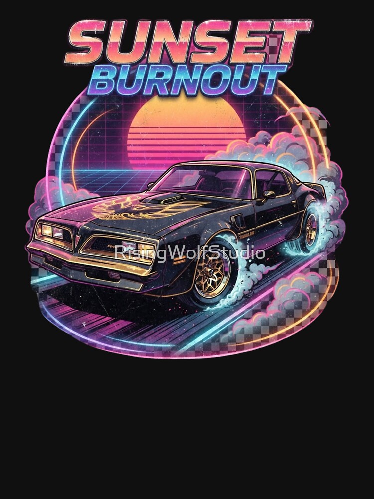Sunset Burnout by RisingWolfStudio
