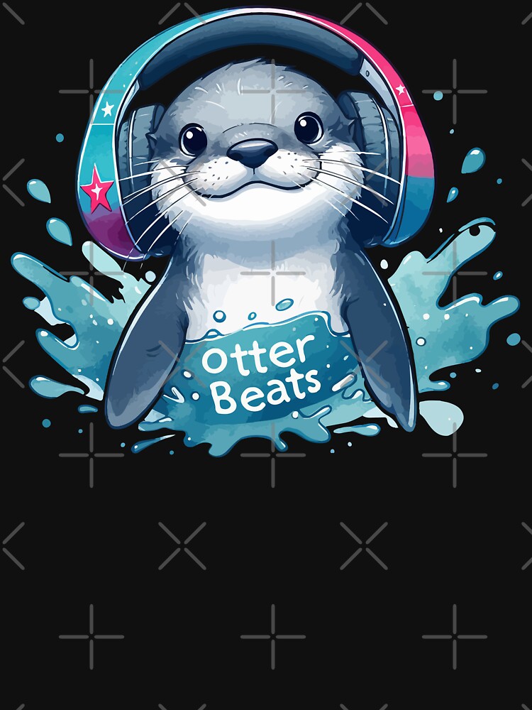 Cool Otter Beats by TomFrontierArt