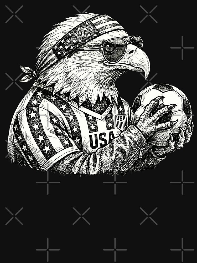 Bald Eagle Soccer by Roy & Tiffany