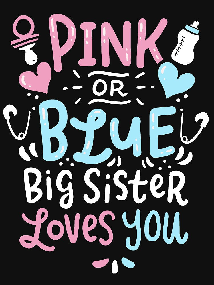 Gender Reveal Big Sister by 4tomic