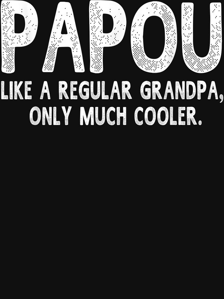 Papou Definition Like Regular Grandpa Only Cooler by SharonArtStudio