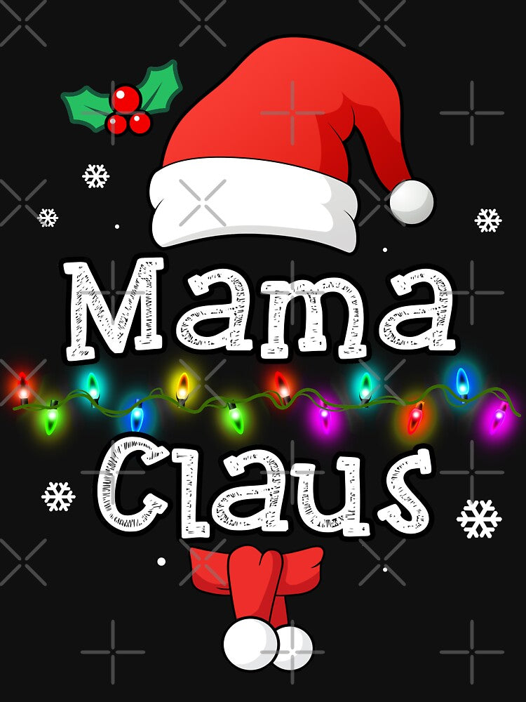 Mama Claus Santa Hat Matching Family Christmas Costumes by Andree Lee