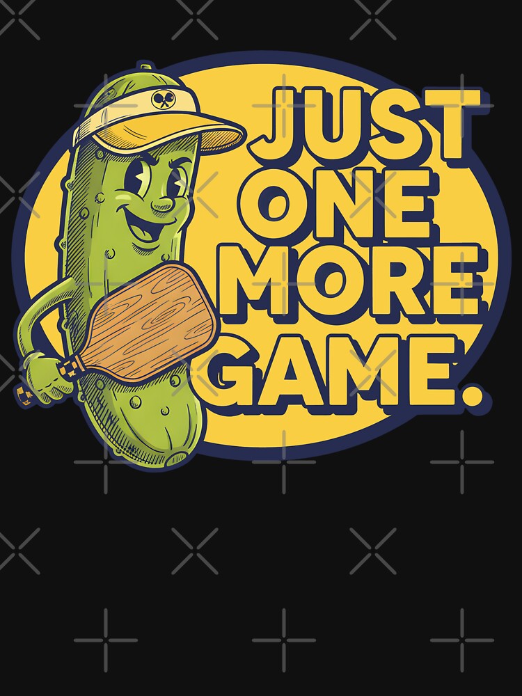 Pickleball Funny Player Just One More Game Love by LuminOrb