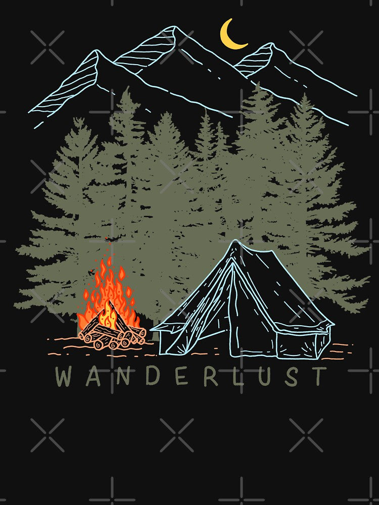 Camping Minimalist by ethnicdrawing