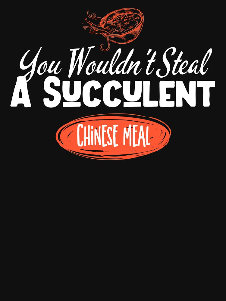You Wouldn't steal a succulent Chinese Meal Manifest Aprons by LETSTRIP