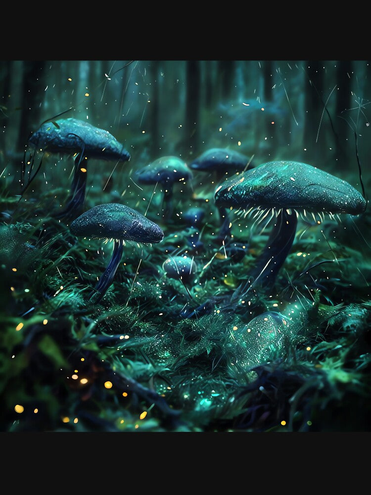 Midnight Mycelium Glow by ONYX Pixee
