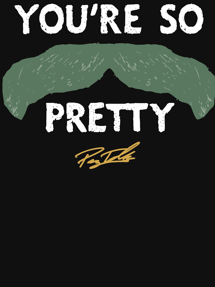 You’re So Pretty Mustache Baseball Tribute by Glow-Paw-Studio