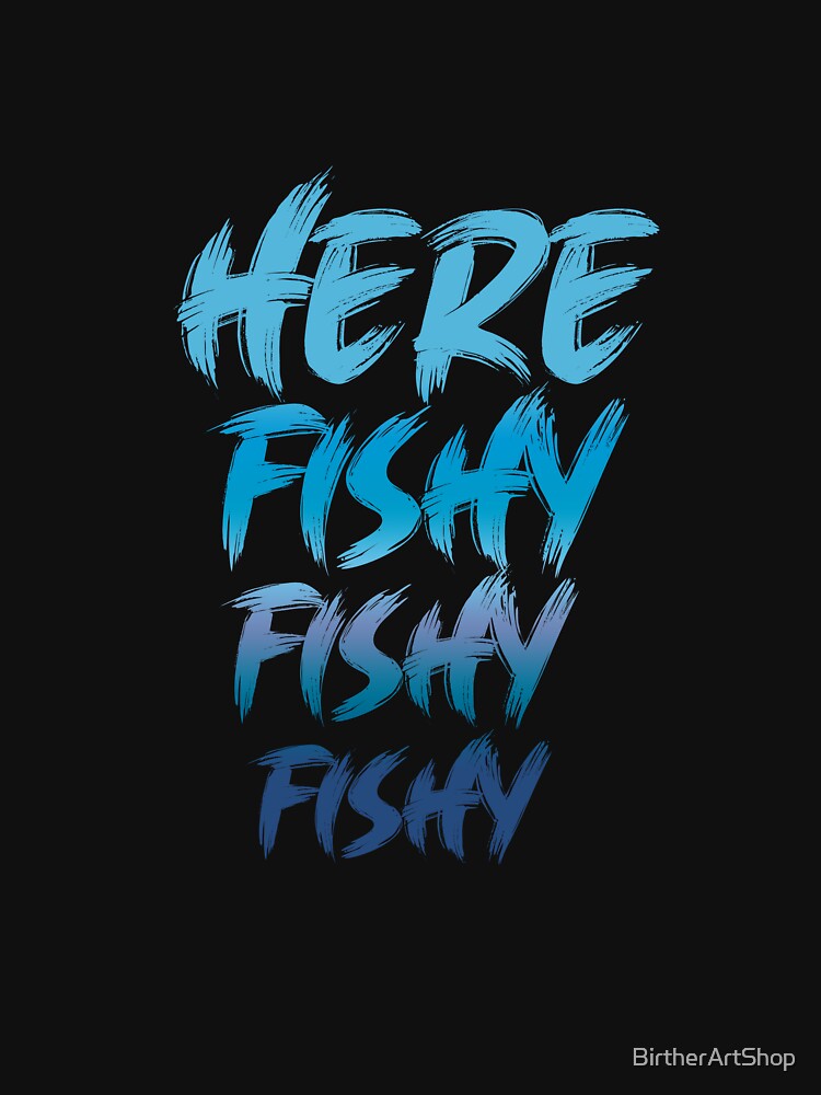 fish hunting fishing fishrod by BirtherArtShop